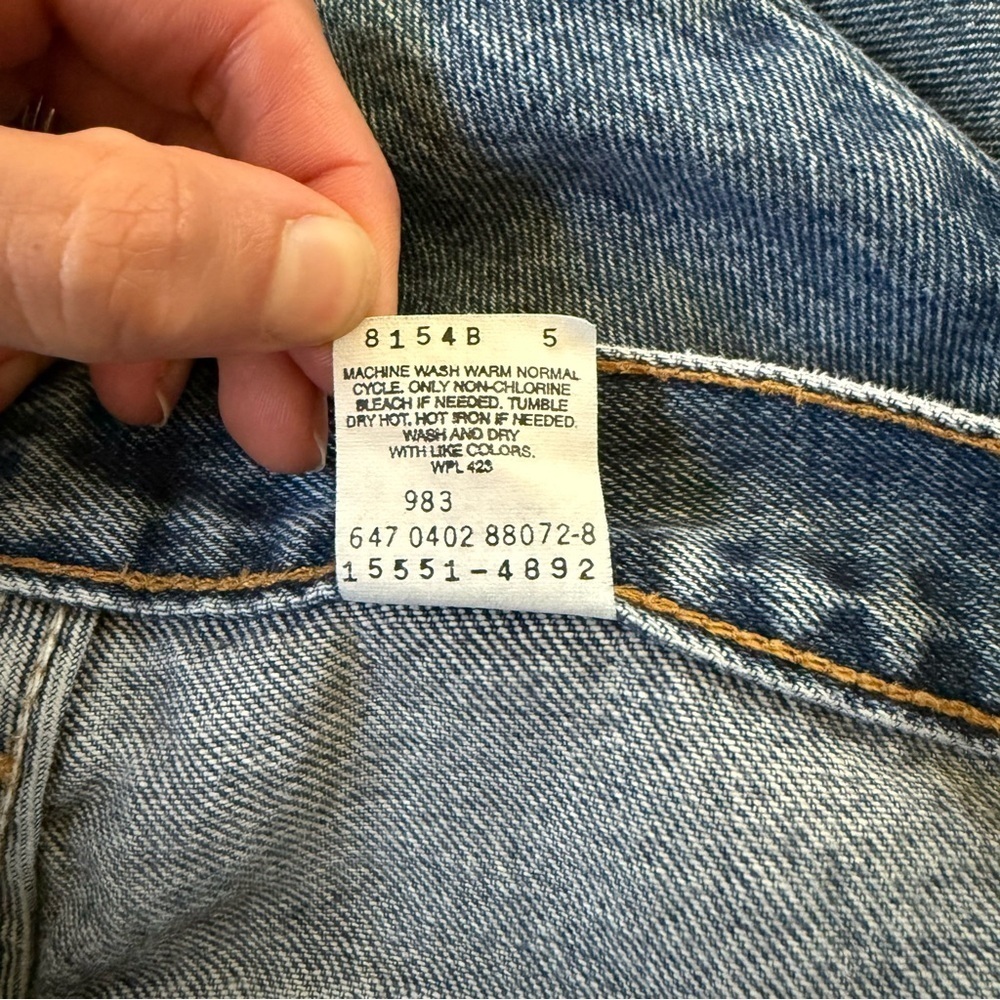 Vintage Levis 550 Jeans Womens 16 MIS M High Rise Relaxed Fit Tapered Leg - Picture 6 of 6